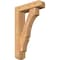 Ekena Millwork Balboa Craftsman Smooth Bracket w/ Offset Brace, Western Red Cedar, 5 1/2"W x 20"D x 32"H BKT0604X20X32BOA04SWR - alternate 1